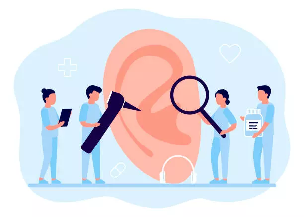 청력검사 이미지