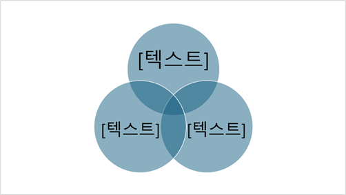 기본 벤형 스마트 아트 삽입